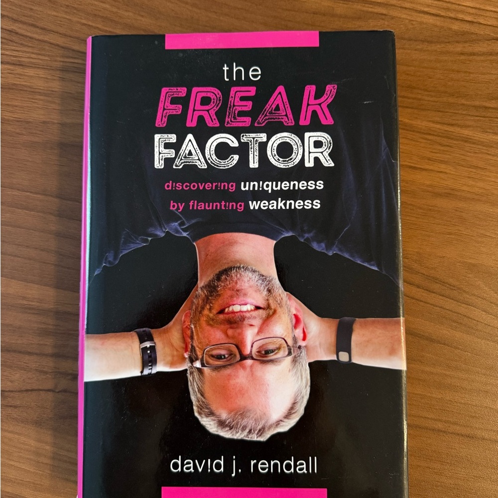 The Freak Factor Book Black and Pink Bold Design